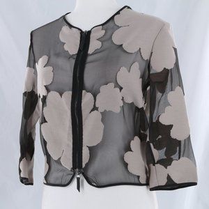 ROSSOPURO Semitransparent Floral Women’s Jacket
